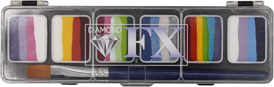 Diamond FX Splitcake Palette Sparkle (6X6Gram)
