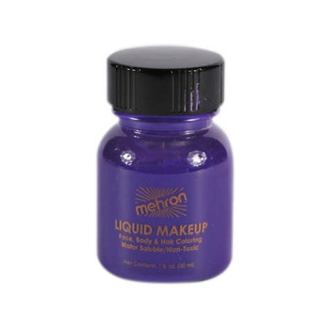 Mehron Liquid Makeup Purple (30ml)