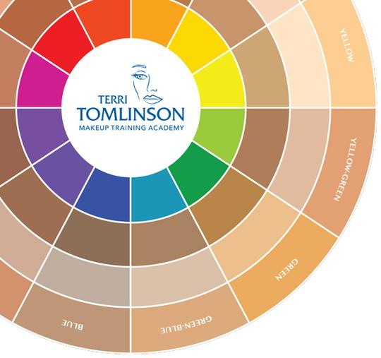 The Flesh Tone Color Wheel by Terri Tomlinson