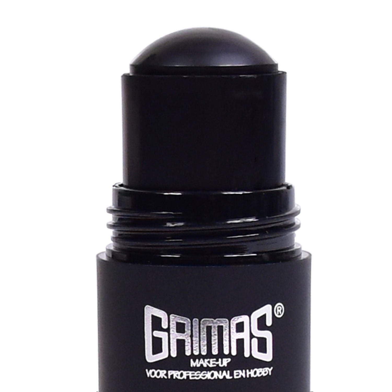 Grimas Covercream Zwart 101 – krachtige zwarte stickmake-up, perfect voor SFX en theater Grimas Covercream Zwart 101 – intens zwarte crème make-up in handige stick, verkrijgbaar bij SchminkenGrime.nl