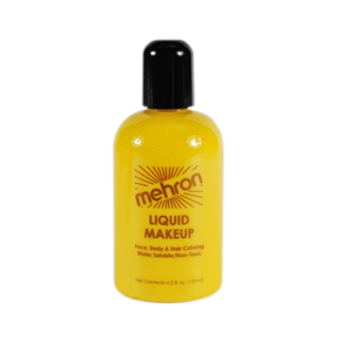 Mehron Liquid Makeup Yellow (135ml)