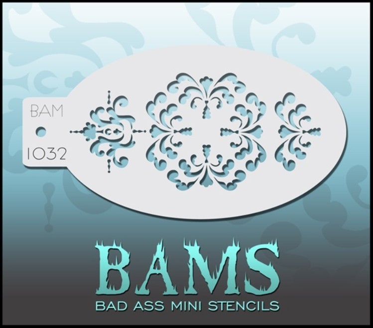 Bad Ass Mini Stencil 1032