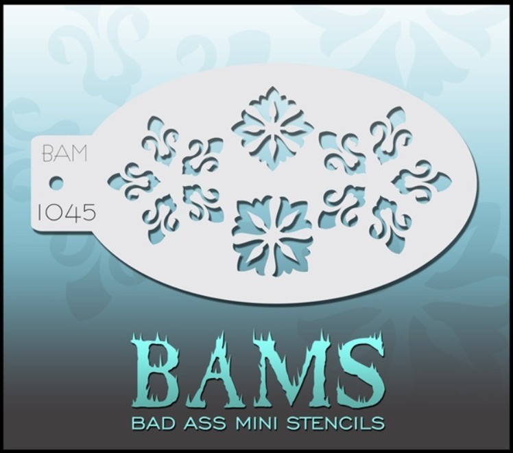 Bad Ass Mini Stencil 1045
