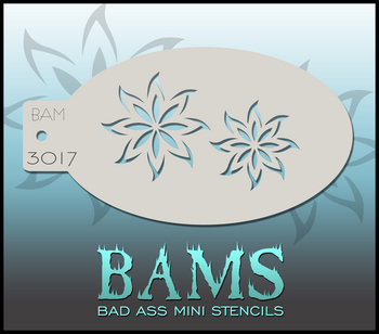 Bad Ass Mini Stencil 3017