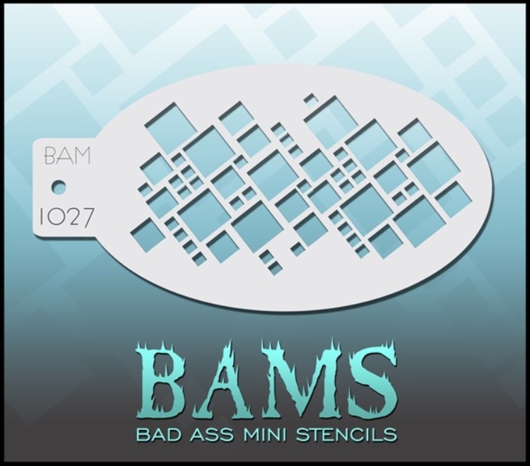 Bad Ass Mini Stencil 1027