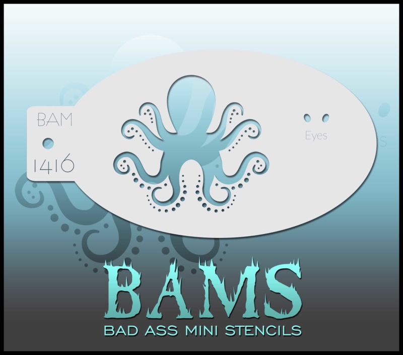Bad Ass Mini Stencil 1416