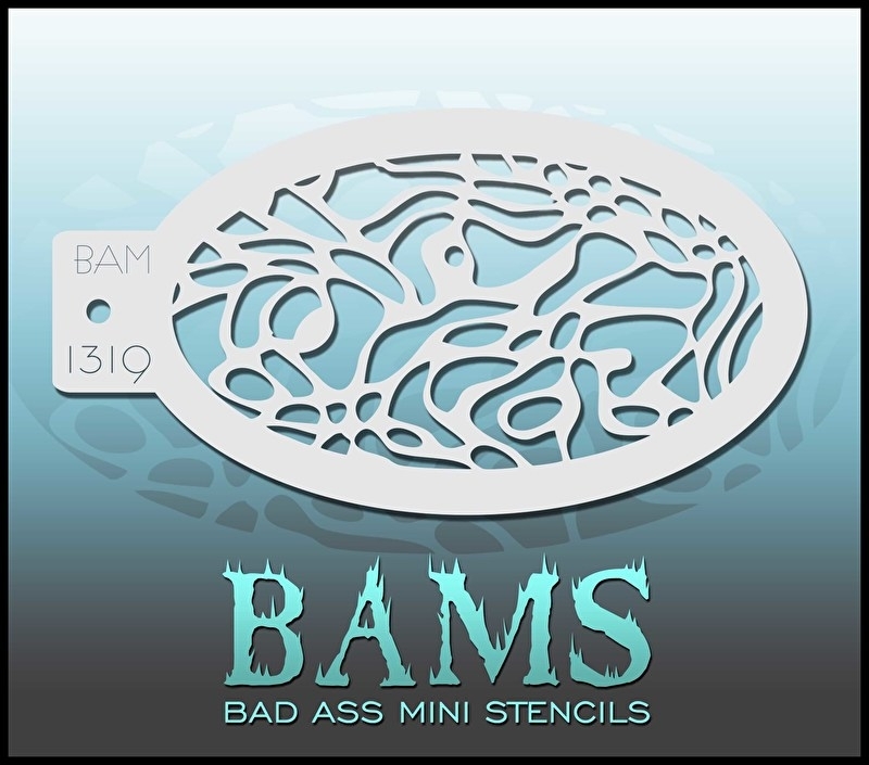 Bad Ass Mini Stencil 1319