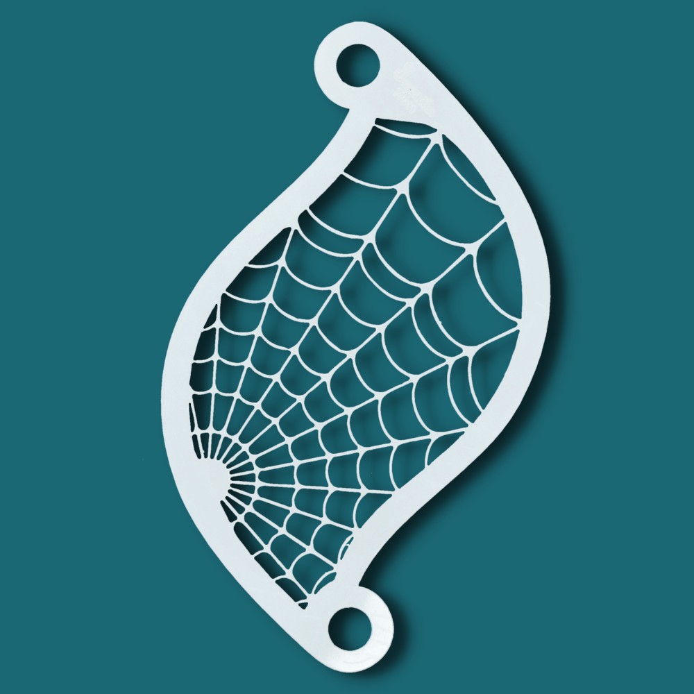 Superstar Schmink sjabloon Spiderweb (77011)