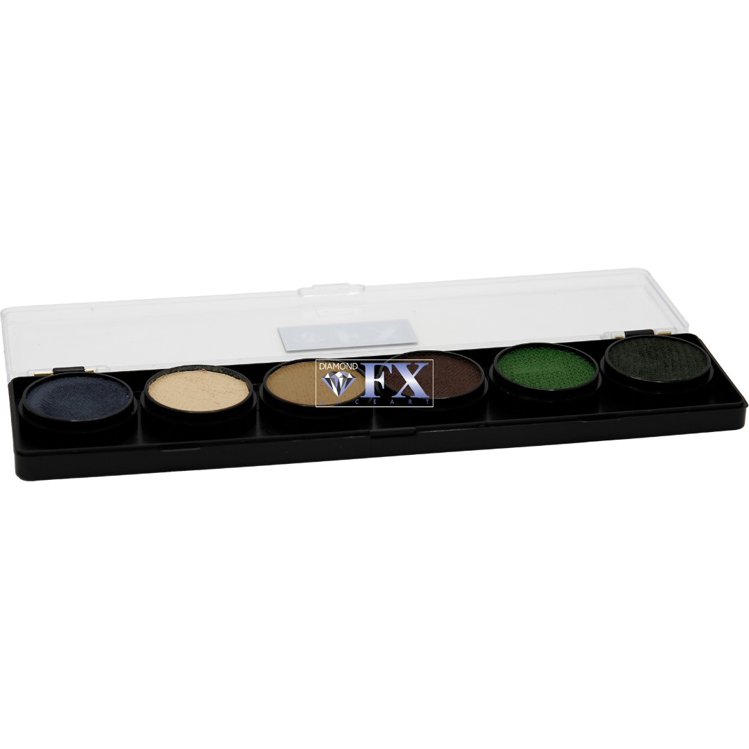 Diamond FX Palette  Woodlands Camouflage (6X10Gram) | Waterschmink