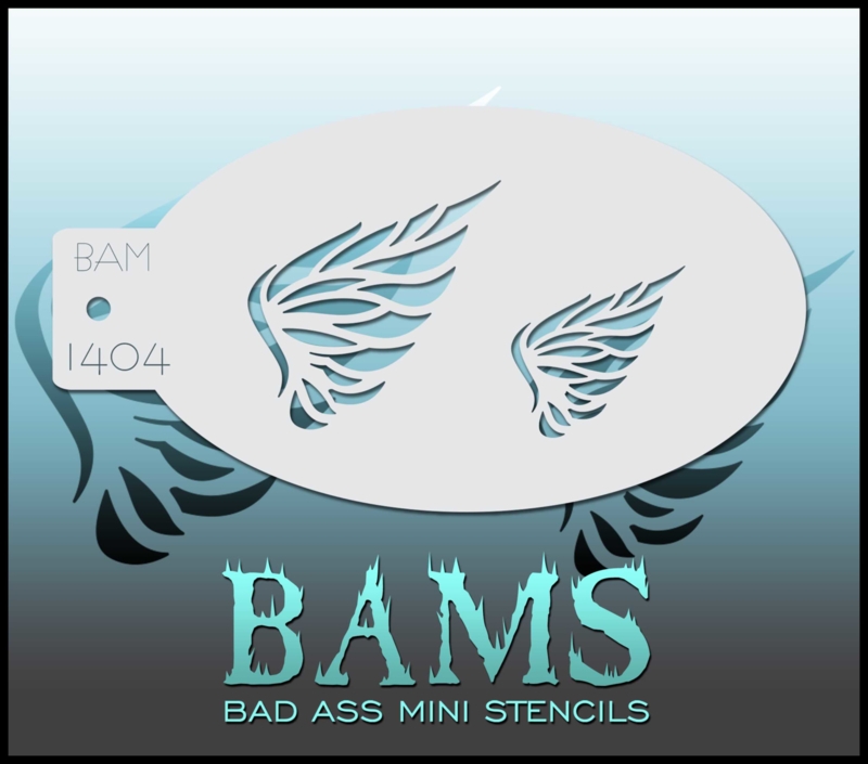 Bad Ass Mini Stencil 1404