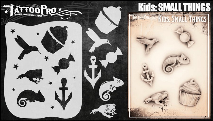 Wiser's Airbrush TattooPro Stencil – KIDS Small Things Wiser's Airbrush TattooPro Stencil – KIDS Small Things