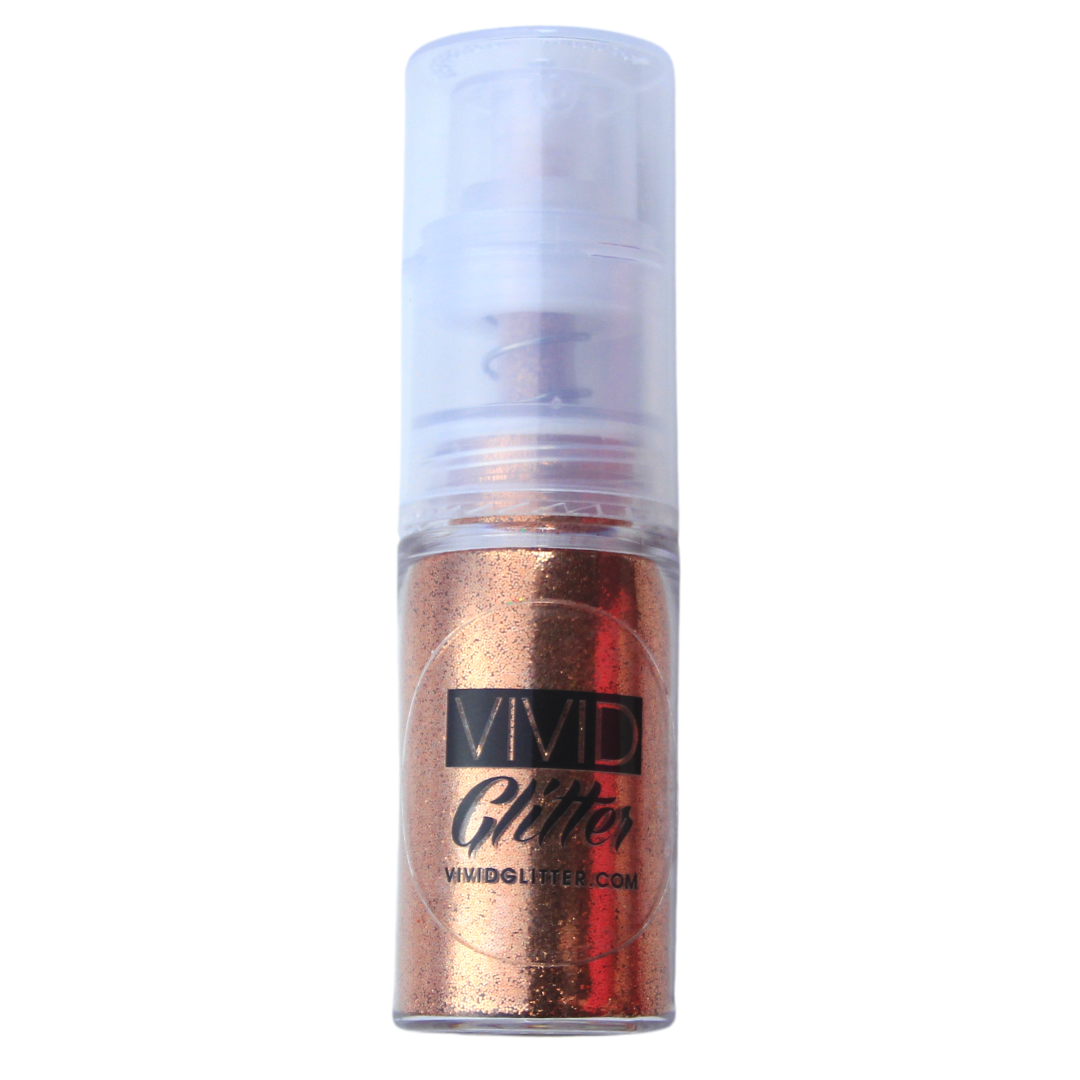 Vivid Glitter Fine Mist Spray Pump - Copper Kiss (14ml)