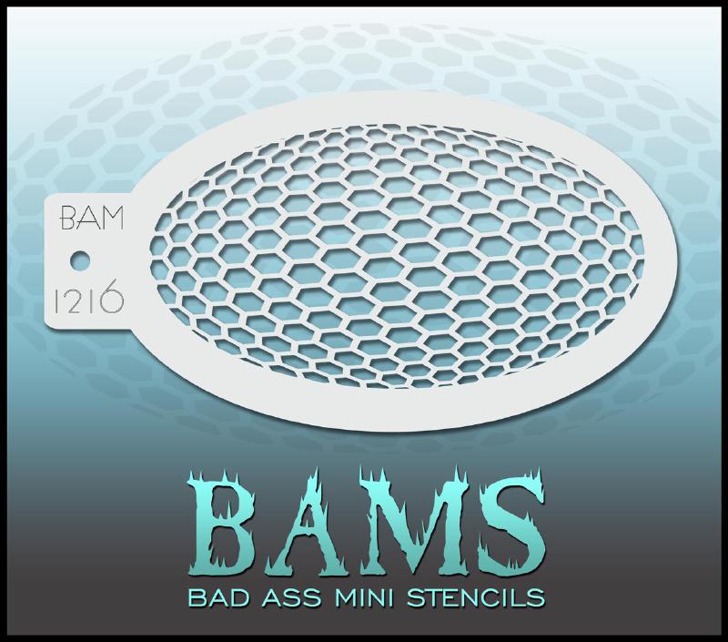 Bad Ass Mini Stencil 1216