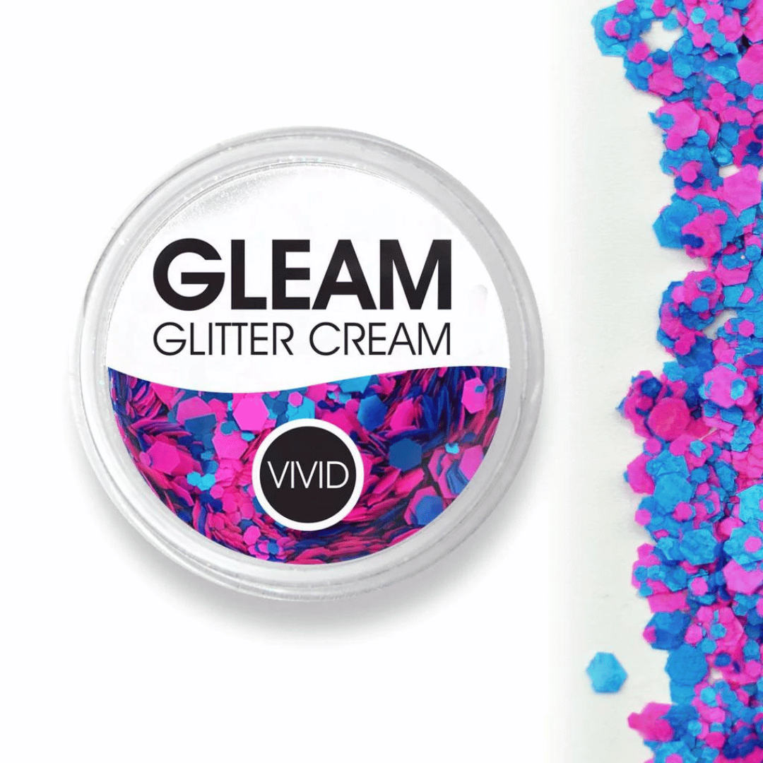 Vivid Gleam Glitter Cream - Gum Nebula (30gr)
