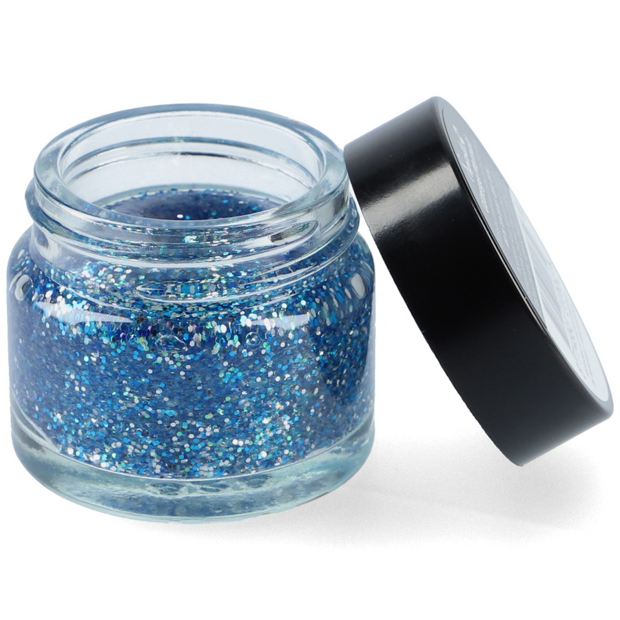 superstar glittergel mermaid 15ml, schitterende zeemeermintinten glittergel, ideaal voor fantasielooks, verkrijgbaar bij SchminkenGrime.nl Superstar Glittergel Mermaid 15ml met oceaankleuren in stevige geltextuur, ideaal voor sprookjeslooks, verkrijgbaar bij SchminkenGrime.nl