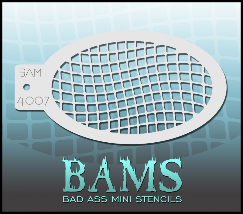 Bad Ass Mini Stencil 4007