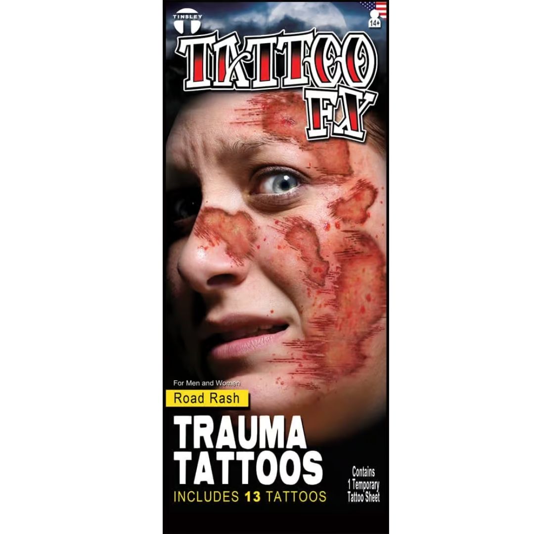 Tinsley Transfers Tattoo Road Rash – Trauma FX