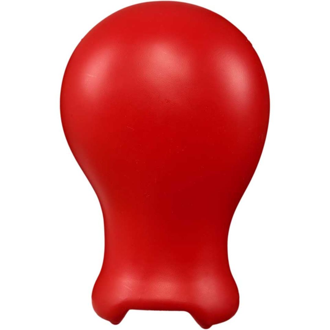 Kryolan Red Head oefenhoofd zijkant – SchminkenGrime.nl Kryolan oefenhoofd kaalkop – zijkant voor schminktraining, SchminkenGrime.nl