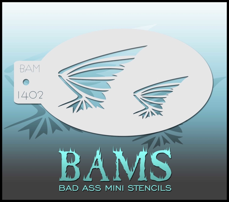 Bad Ass Mini Stencil 1402