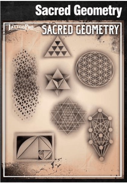 Wiser's Airbrush TattooPro Stencil – Sacred Geometry