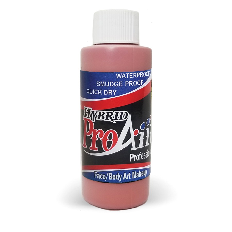 ProAiir Hybrid Mauve 60ml fles met mauve airbrush schmink, alcoholbasis, geschikt voor huidkleuren en zachte accenten, verkrijgbaar bij SchminkenGrime.nl