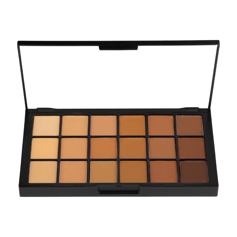 Ben Nye Matte HD Foundation Palette - Olive Brown (HDFP14)