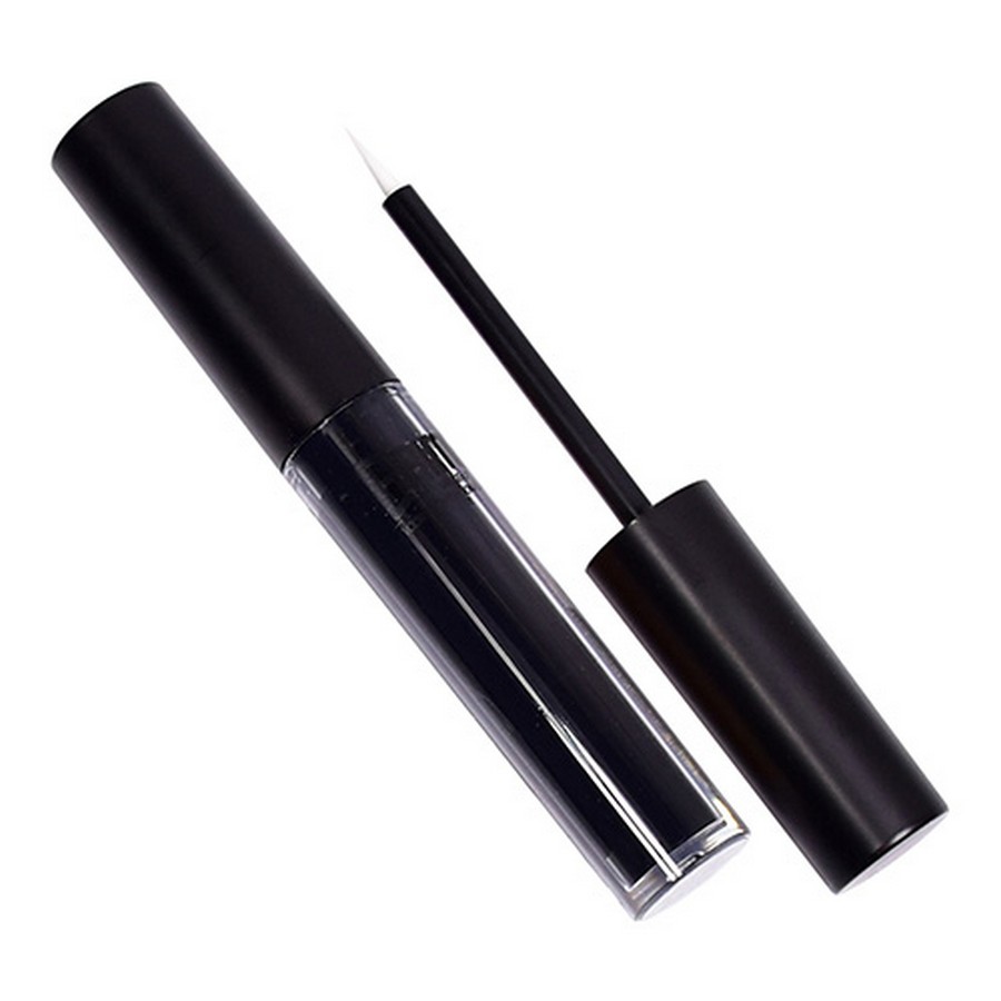 Grimas Eyeliner Deep Black met fijne kwastapplicator, waterproof eyeliner, verkrijgbaar bij SchminkenGrime.nl