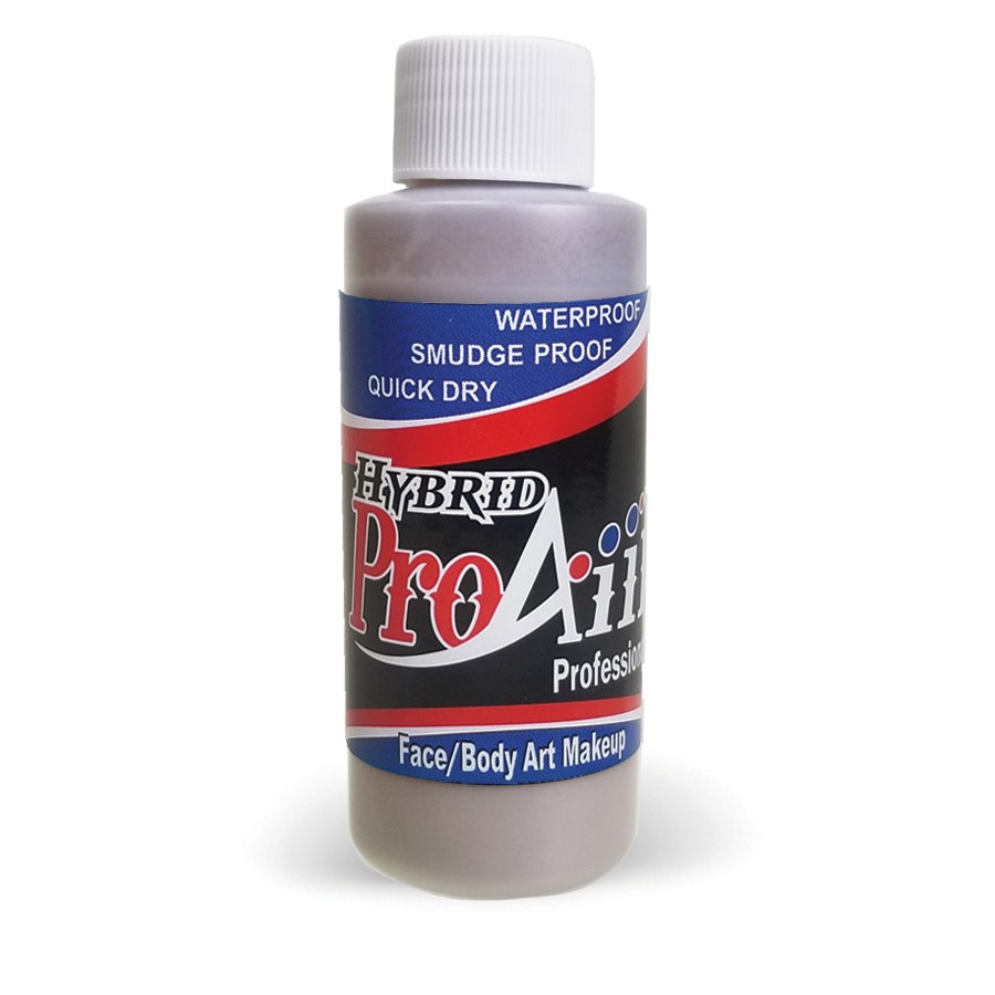 ProAiir Hybrid in de kleur Corpse (60ml), bleke grauwgrijze airbrush schmink op alcoholbasis, ideaal voor zombie-looks, undead en horror SFX, verkrijgbaar bij SchminkenGrime.nl