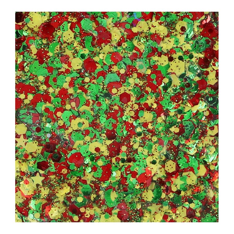 Superstar Chunky Glitter Cream Alaaf detail van glitterstructuur, verkrijgbaar bij SchminkenGrime.nl