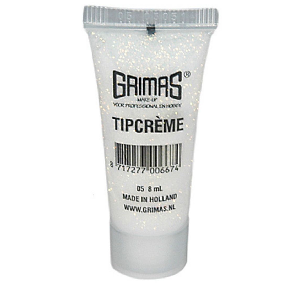 Grimas Tipcreme parelmoer rood 05 - sprankelende rode glittercrème voor speciale effecten. Bestel bij SchminkenGrime.nl.