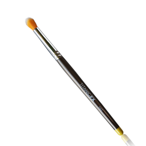Titanic FX Small Round Duo Fiber Stipple Brush 107 | Special Effects penseel