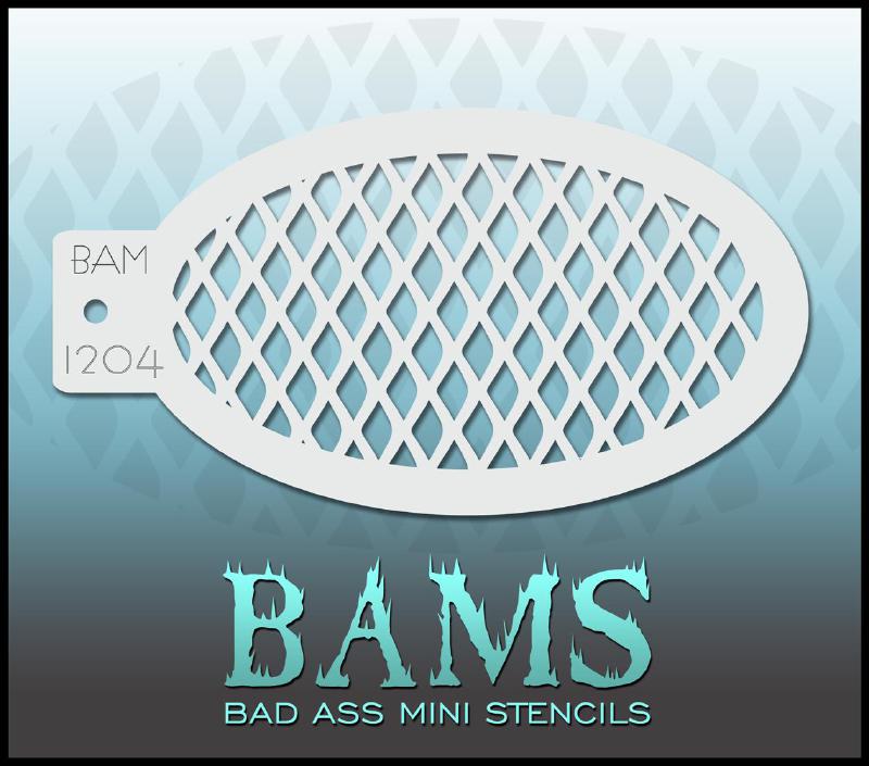Bad Ass Mini Stencil 1204