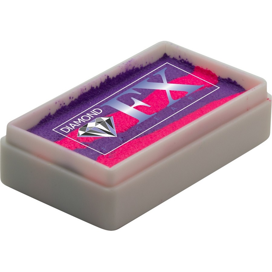 Diamond FX Splitcake Neon Sweet - 30 Gram, verkrijgbaar bij SchminkenGrime.nl Splitcake schmink Neon Sweet van Diamond FX met zoete neontinten voor speelse en vrolijke ontwerpen, verkrijgbaar bij SchminkenGrime.nl