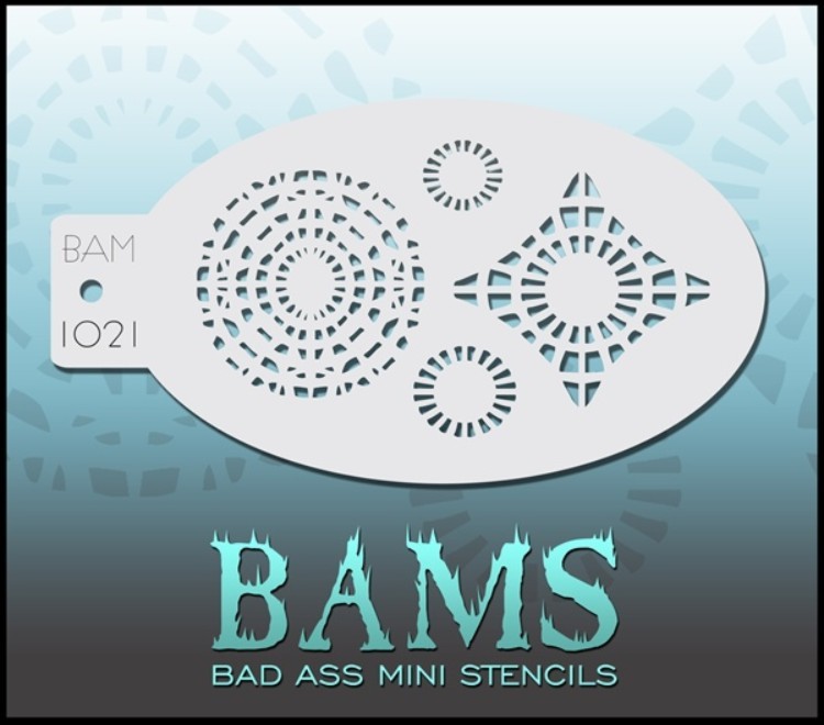 Bad Ass Mini Stencil 1021