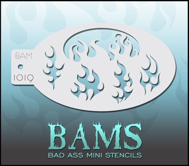 Bad Ass Mini Stencil 1019