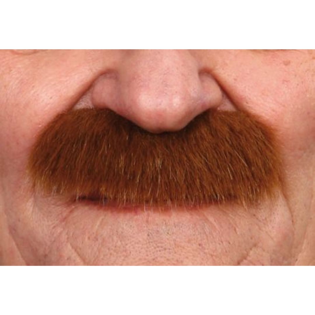 Mustache Mustafa Light Brown (snor)