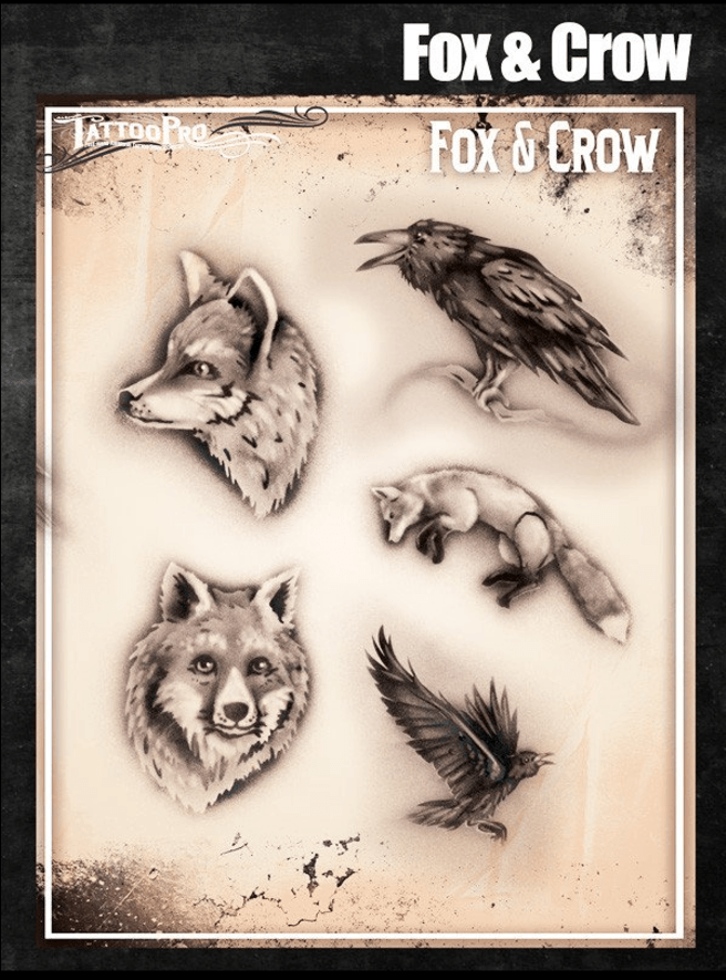 Wiser's Airbrush TattooPro Stencil – Fox & Crow