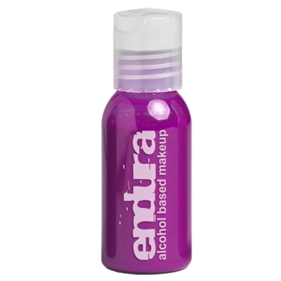 Endura Airbrush Makeup in Light Purple (1oz), langhoudende alcoholbased airbrush schmink met zachte paarse tint, perfect voor face- en bodypaint, verkrijgbaar bij SchminkenGrime.nl