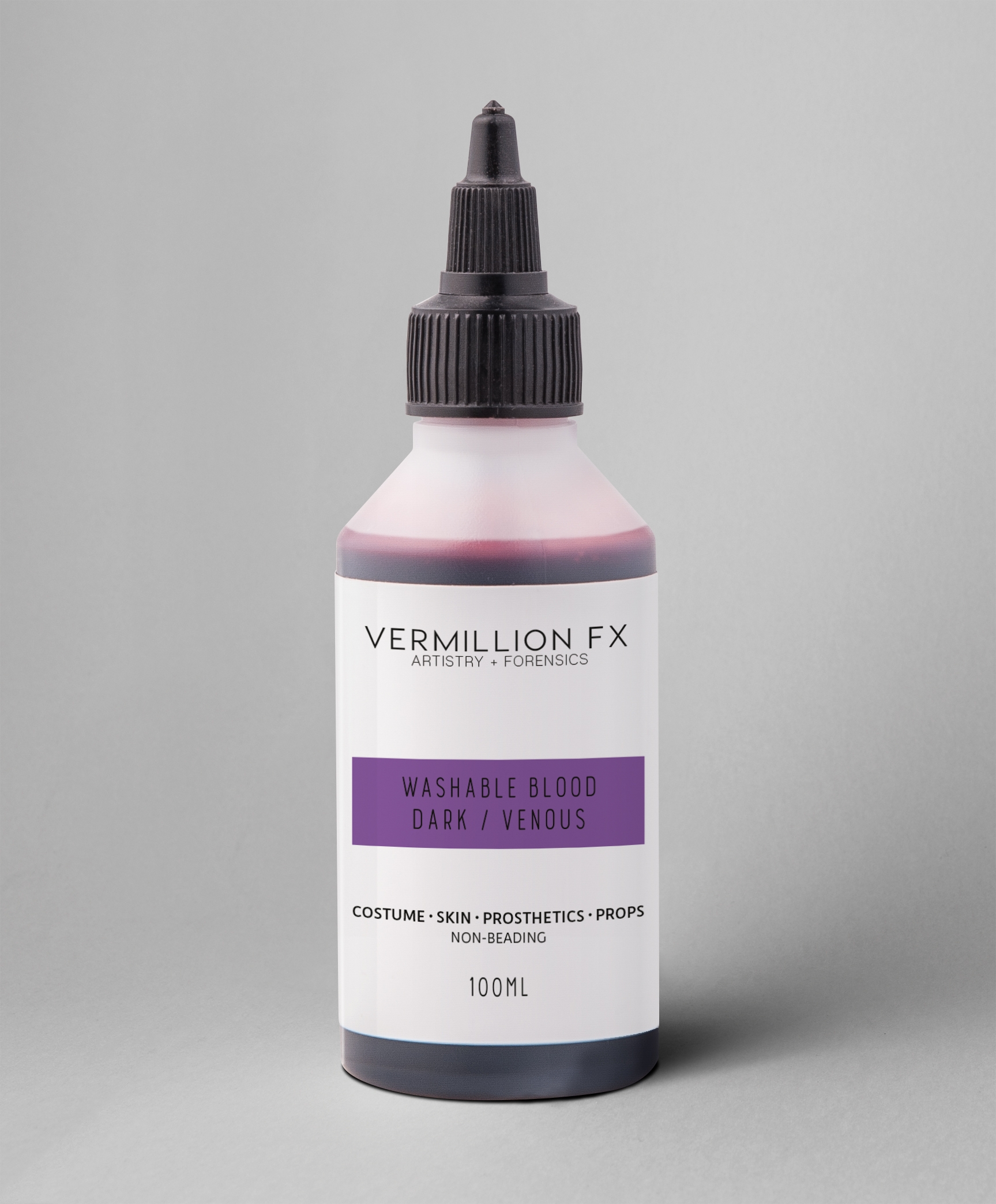VermillionFX Washable Blood, Venous (100ml)