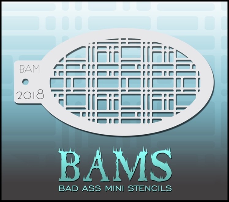 Bad Ass Mini Stencil 2018