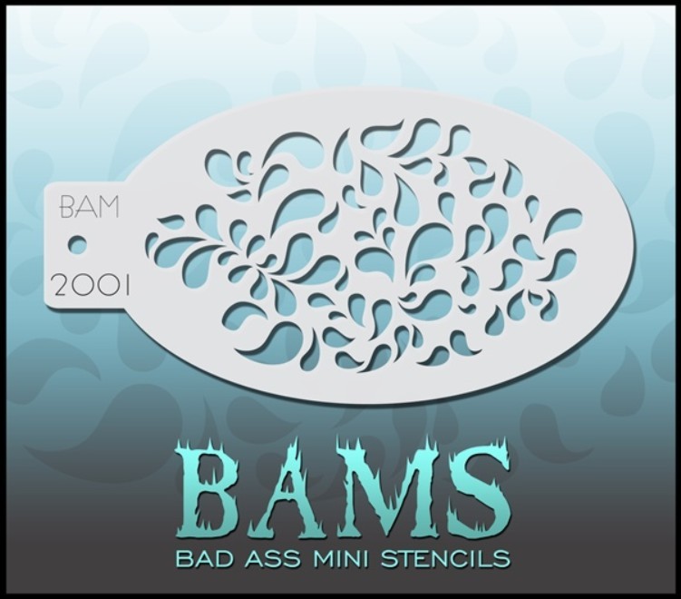 Bad Ass Mini Stencil 2001