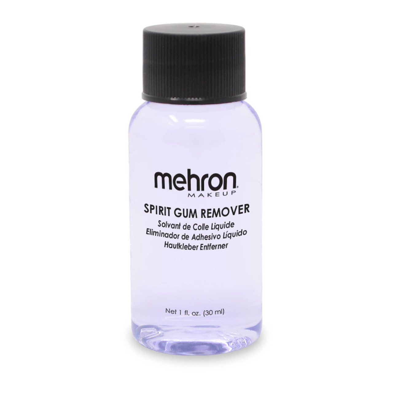 Mehron Spirit Gum Remover, vloeistof voor het verwijderen van huidlijm, 30ml, verkrijgbaar bij SchminkenGrime.nl.