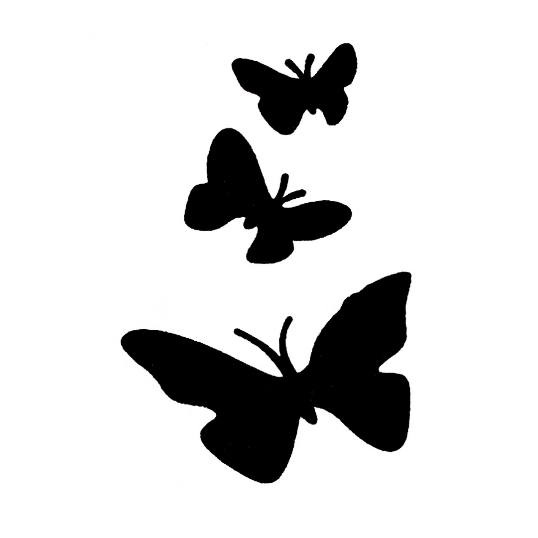 Quick Tattoo Sjabloon - Vlinders