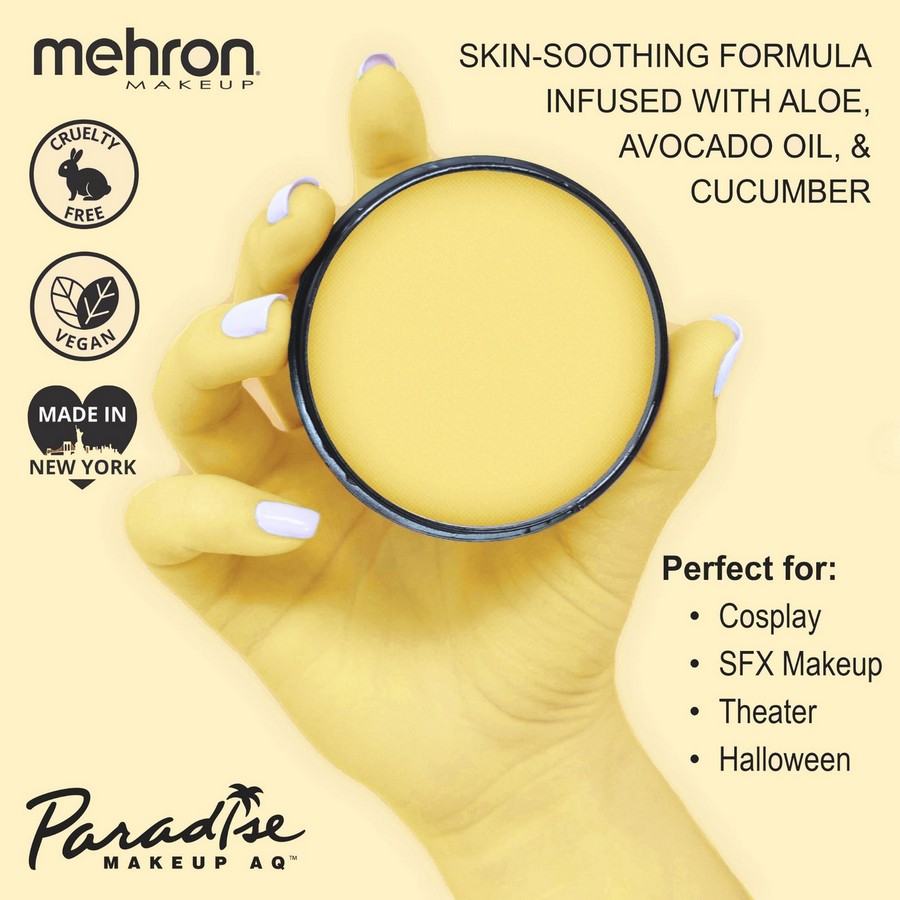 Mehron Paradise Makeup Pastel Yellow (40 gram) Mehron Paradise Makeup Pastel Yellow (40 gram)