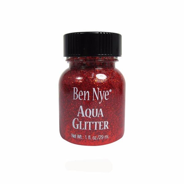 Ben Nye Aqua Glitter Red, 29ml