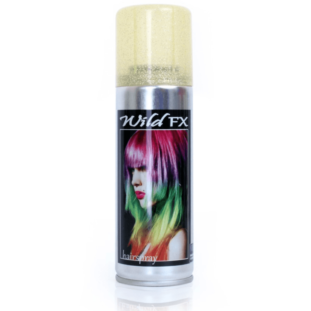 Coloured Hairspray  Glittergold | Gekleurde Haarspray Glittergoud