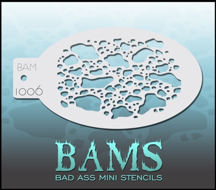Bad Ass Mini Stencil 1006