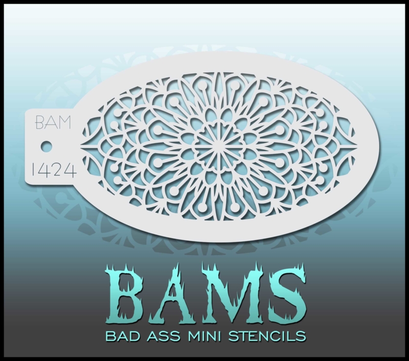 Bad Ass Mini Stencil 1424