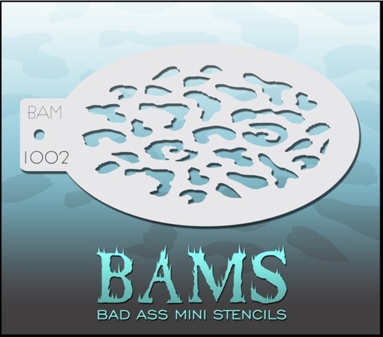 Bad Ass Mini Stencil 1002