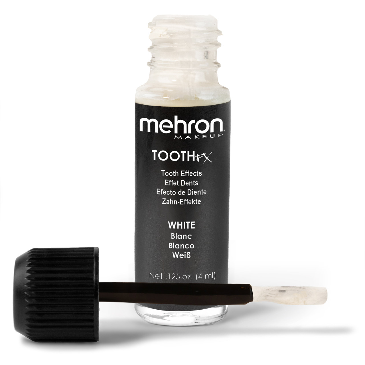 Mehron Tooth FX White met applicator – professionele tandverf in wit – verkrijgbaar bij SchminkenGrime.nl
